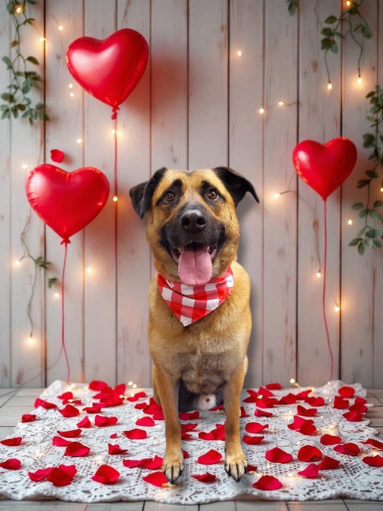 valentines dog